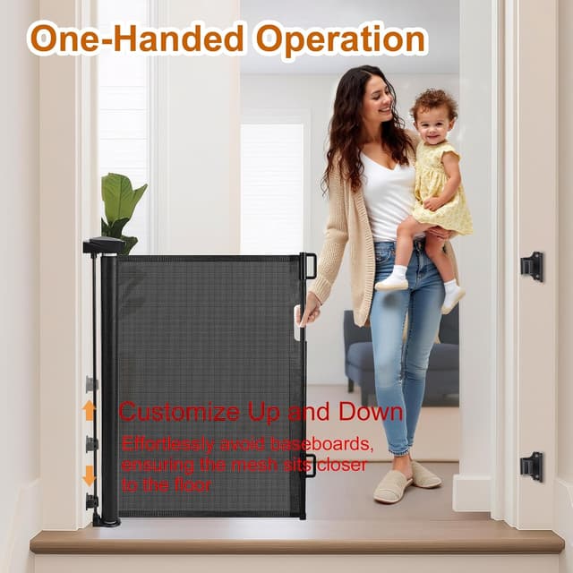 Thumbnail 3 de Eyeleaf Retractable Stair Gate 59"