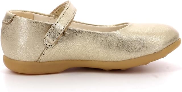 Detalle 2 de Ballerines Kickers Ambellie pour fille en cuir souple, fermeture scratch