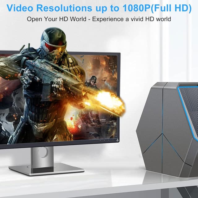 Thumbnail 4 de SHULIANCABLE DVI a VGA 1M, convertitore