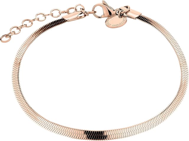 Detalle de LIEBESKIND BERLIN Sleekchain Damen-Armband aus Edelstahl – größenverstellbar (21,5 cm) mit Karabinerverschluss