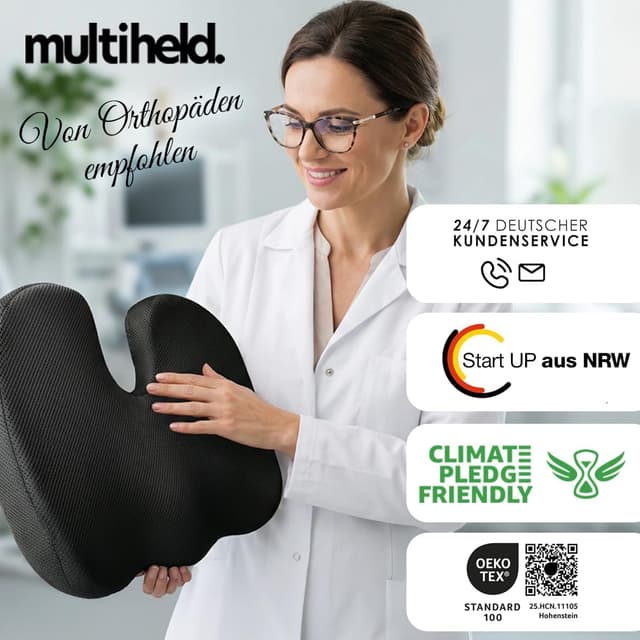 Thumbnail 6 de Sitzkissen orthopädisch Steißbeinkissen Medium 60-90 kg