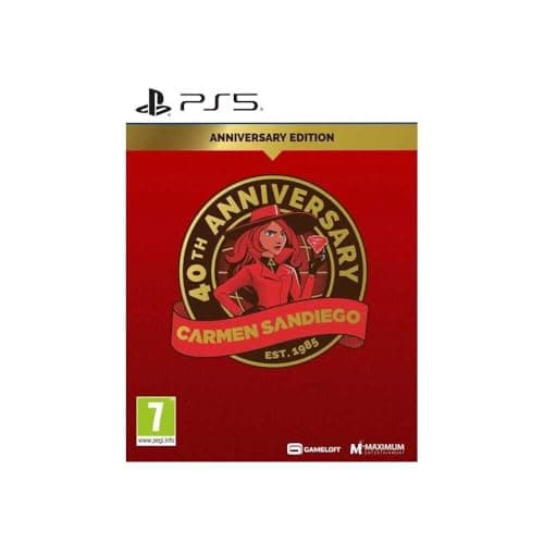 Detalle de Carmen Sandiego Edición 40ª aniversario videojuego PS5