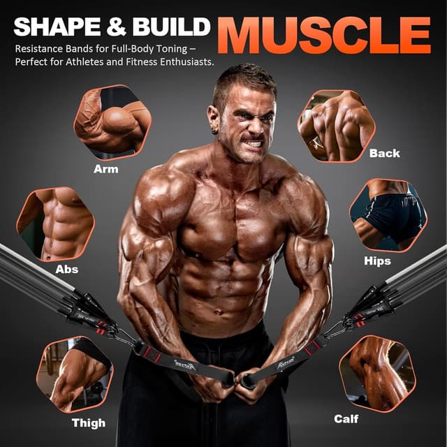 Detalle 2 de HPYGN Resistance Bands 150lbs ๐