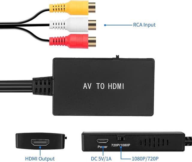 Thumbnail 2 de uhddadi RCA to HDMI Converter 1080P