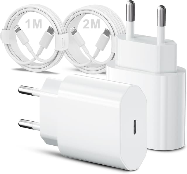 Detalle de INSYSTEM 20W Caricatore per iPhone 2-Pack