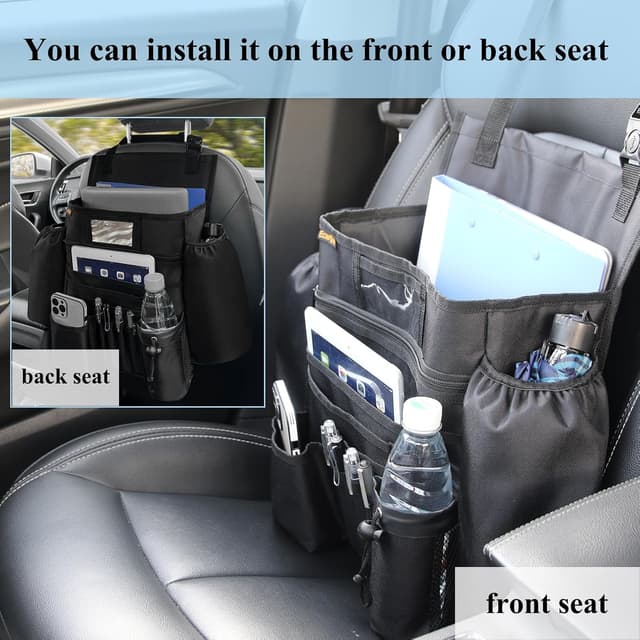 Thumbnail 4 de ECWKVN Car Front Seat Organizer 10-pocket