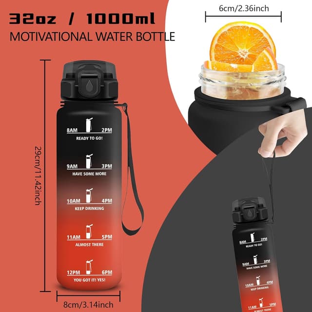 Thumbnail 4 de Grsta Trinkflasche 1l mit Strohhalm