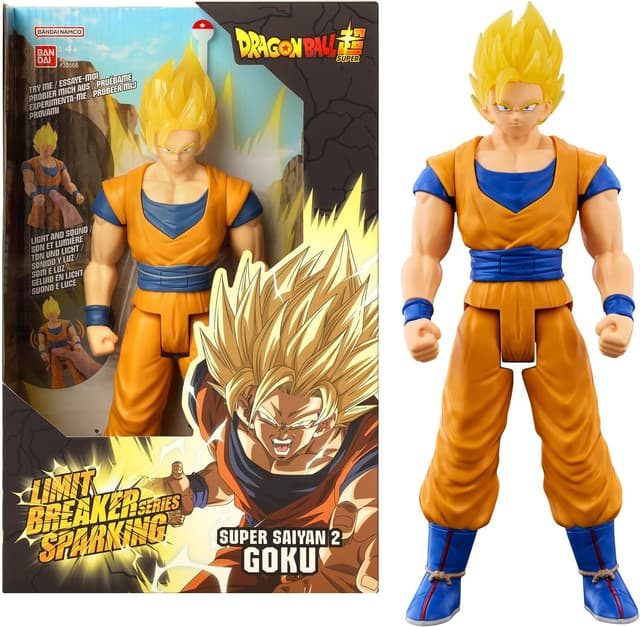 Detalle 2 de BANDAI Dragon Ball Goku SS2 Limit Breaker con Luz y Sonido