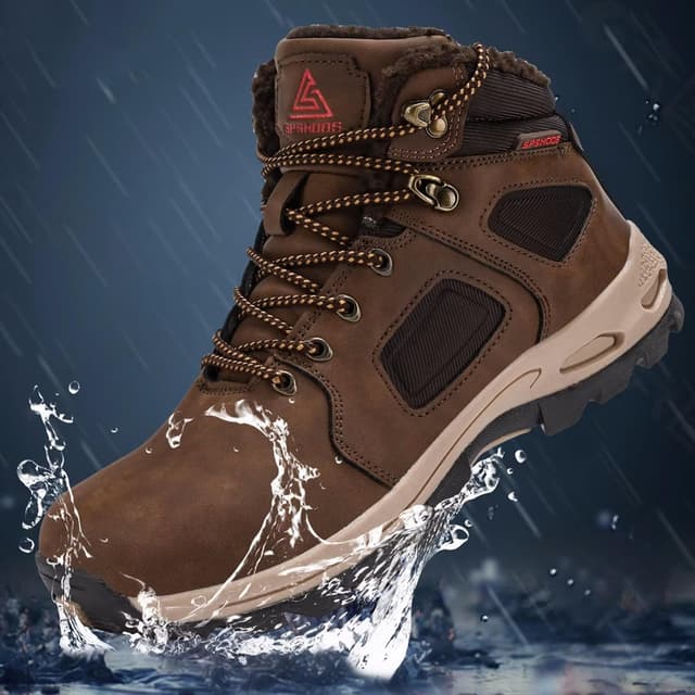 Thumbnail 4 de Stivali Invernali Uomo Caldo Scarpe da Neve Impermeabili