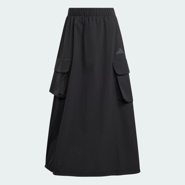 Detalle 2 de Falda estilo cargo City Tech Adidas negra