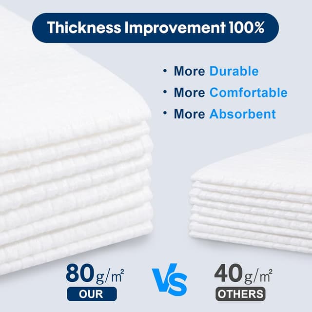 Thumbnail 4 de Carehabi Salviette Struccanti in Cotone 50 pezzi