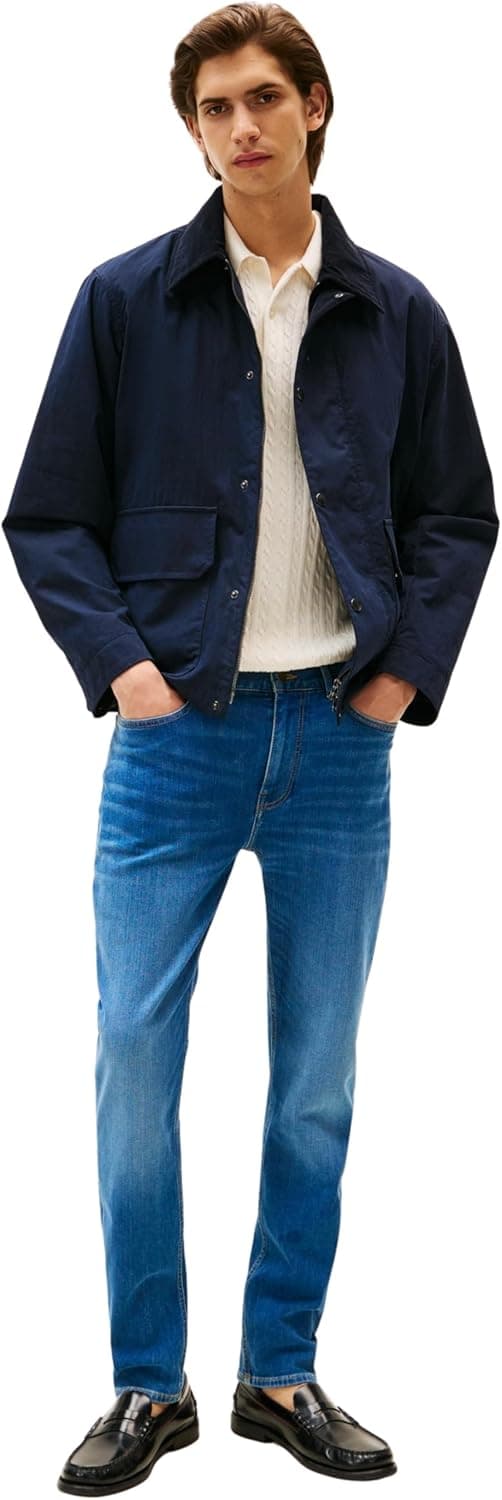 Detalle 2 de Tommy Hilfiger Men’s Slim Bleecker 5-pocket jeans (stretch) in slim straight fit