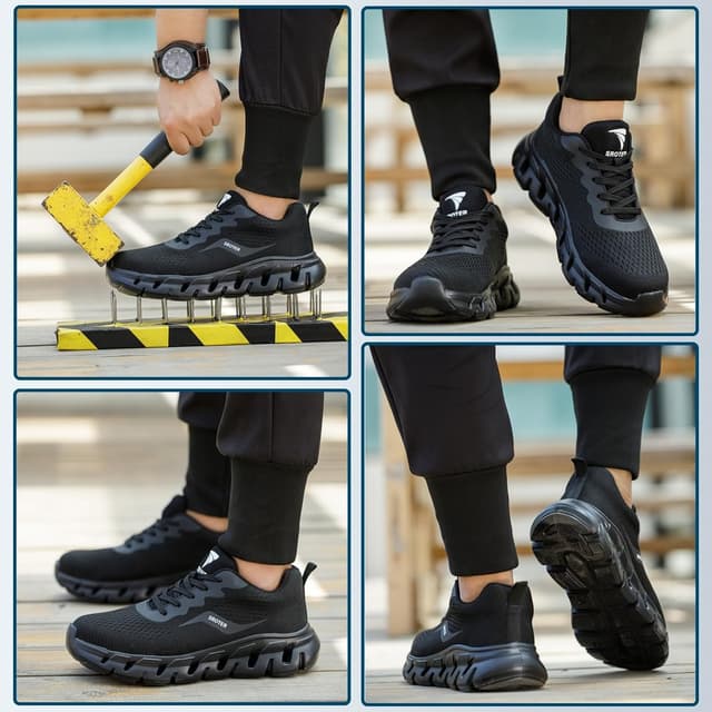 Thumbnail 1 de Steel Toe Cap Trainers Safety Trainers Lightweight safety shoes