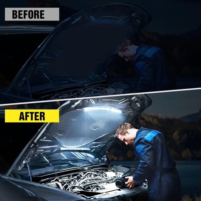 Detalle 2 de Nilight 2pc Under Hood Light Strip (42LED) Waterproof 12V with On/Off Switch