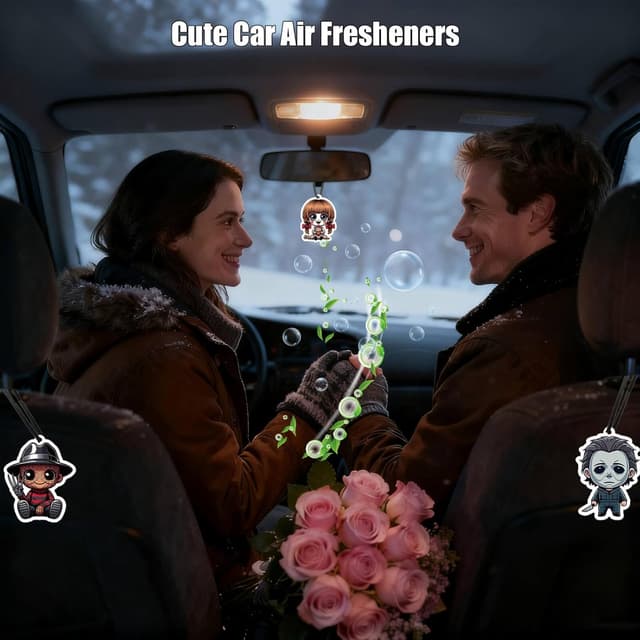 Detalle de Horror car air fresheners 8 pack