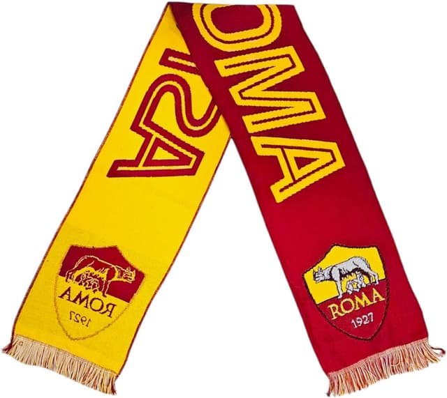 Detalle de AS Roma Écharpe jacquard Worldmark jaune