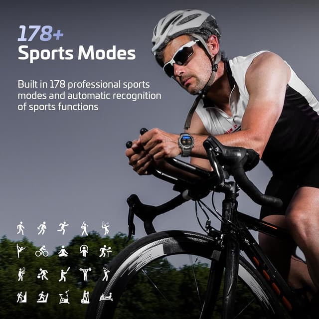 Detalle de GPS Smart Watch 1.43" AMOLED, 21‑Day Battery