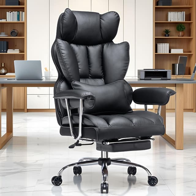 Thumbnail 1 de Efomao Big and Tall Office Chair 400LBS