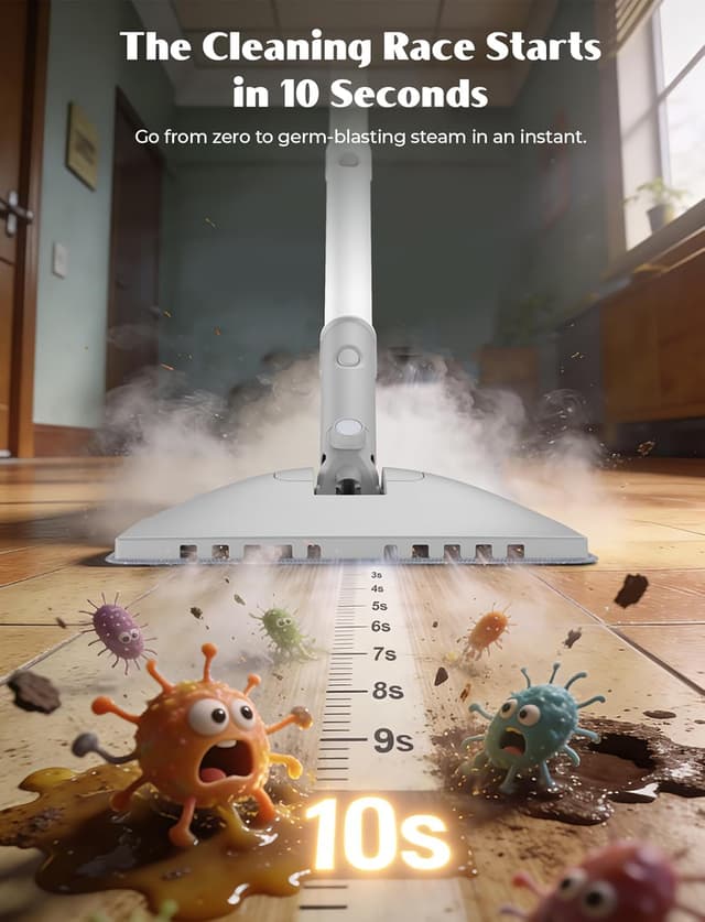 Thumbnail 2 de Multi & Up 10-in-1 Steam Mop 1200W, 350ml Handheld Steamer 🧹