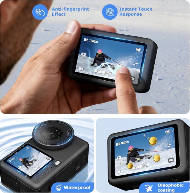 Thumbnail 4 de STARTRC PHOTO 9Pcs screen protector for DJI Osmo Action 6