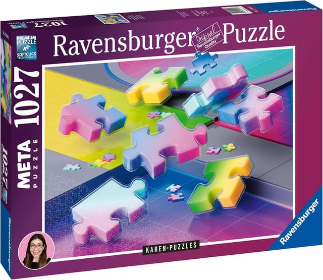 Detalle 1 de Ravensburger 2D Jigsaw Puzzle “Gradient Cascade” (1027 pieces)