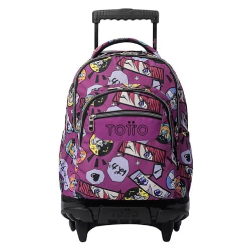 Detalle de Totto Renglones mochila escolar con ruedas 26,21 L