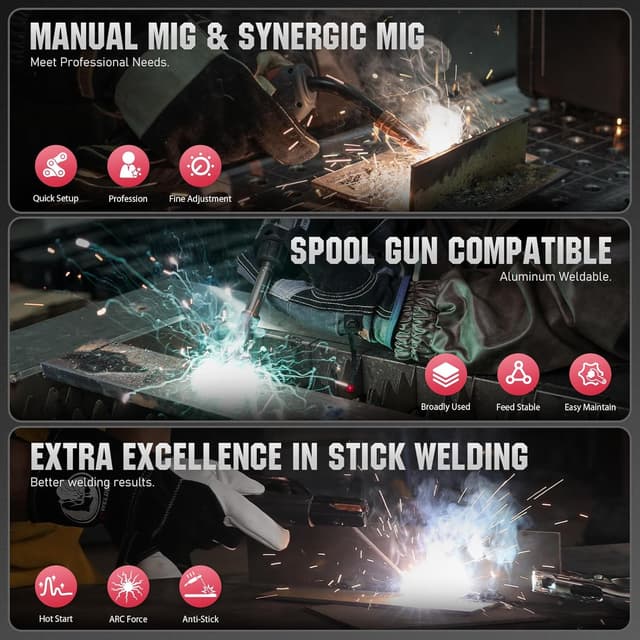 Thumbnail 3 de YESWELDER MCT-520 200A Multi‑Function Welder