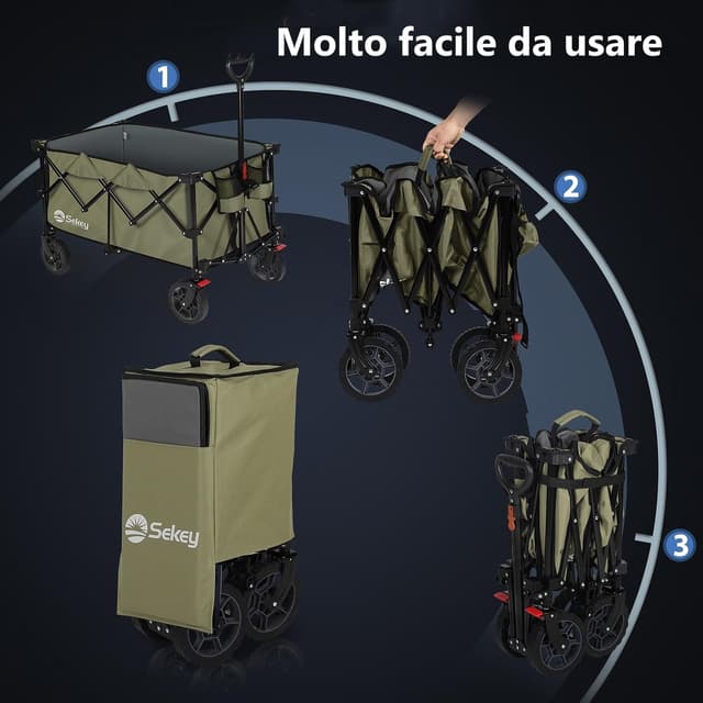 Thumbnail 6 de Sekey XXL Plus Carrello Pieghevole 200L 150KG