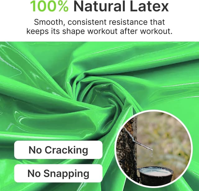 Detalle de TechStone Resistance Bands Set (Pack of 5) – latex elastic resistance bands for home gym training