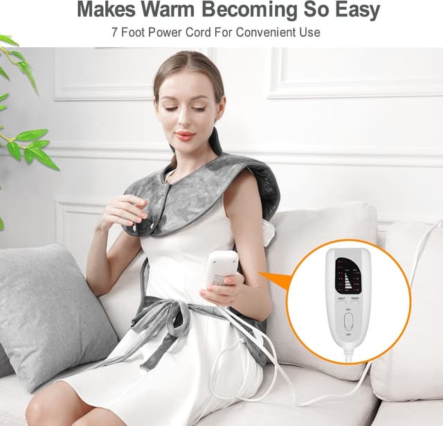 Thumbnail 5 de Fast Heating Electric Heating Pad 37x24 inch