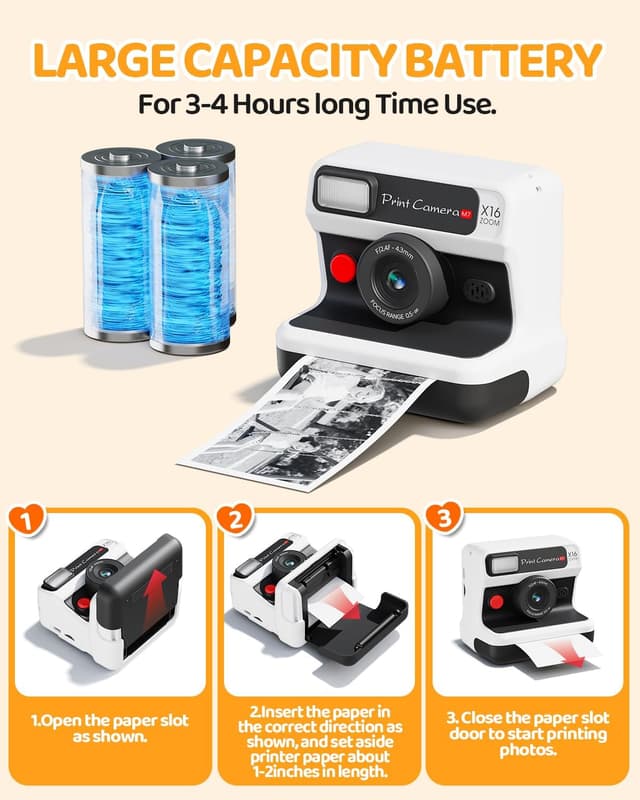 Thumbnail 5 de CalineGam Kinderkamera Sofortbildkamera 32 GB