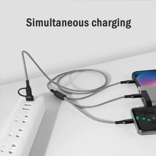 Detalle de Multi USB-C Kabel 5 in 1 1,2 m