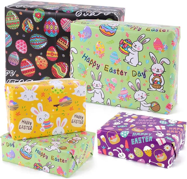Thumbnail 3 de HBell Easter Wrapping Paper 8 Sheet