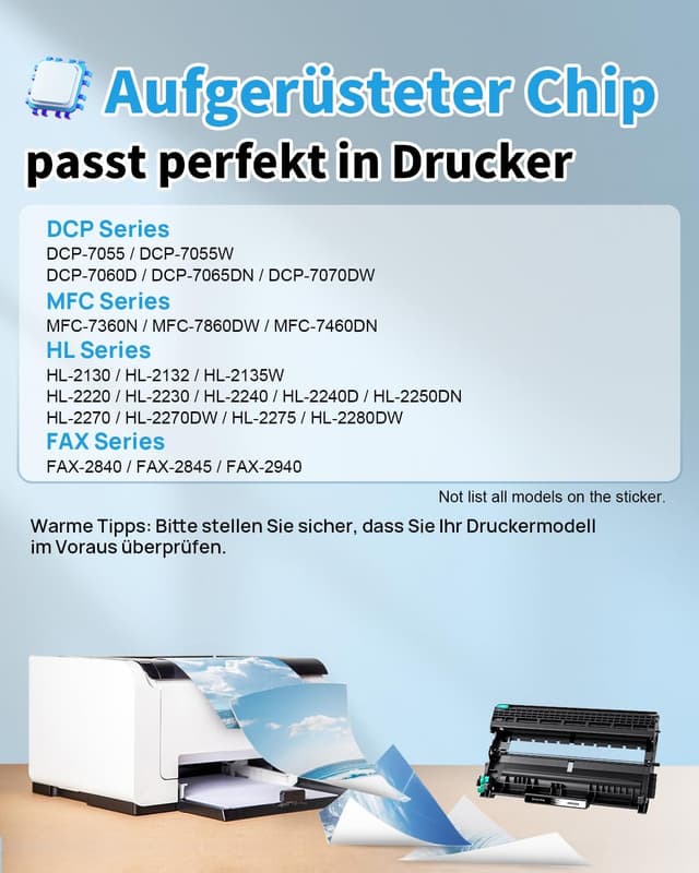 Thumbnail 1 de Yowell DR2200 Trommel 12000 Seiten Kompatibel TN2220