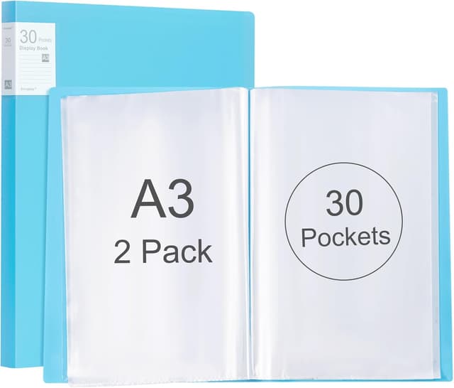 Detalle 2 de A3 Präsentationsdisplay Buch 2er Set
