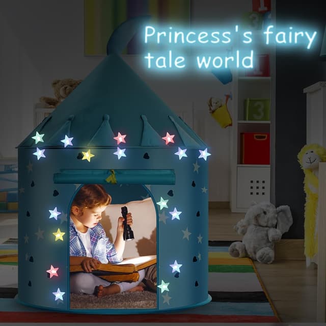 Thumbnail 6 de HOTUT Kinder Spielzelt Prinzessin 101 cm