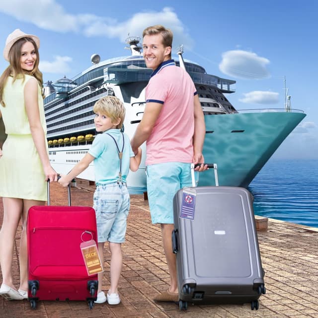 Thumbnail 4 de Kofferanhänger Kreuzfahrt 18x8,9 cm