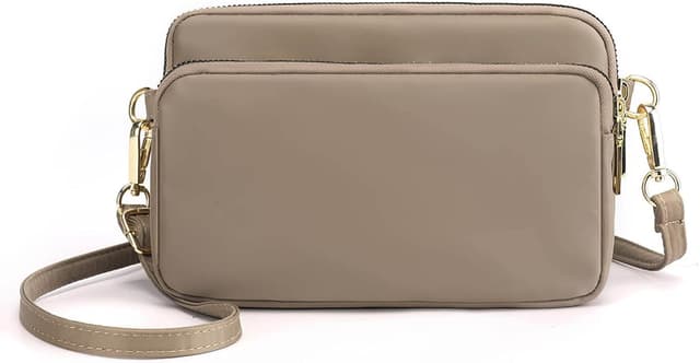 Detalle de ModaZeal Small Crossbody Bag for Women – waterproof nylon multi-pocket phone bag