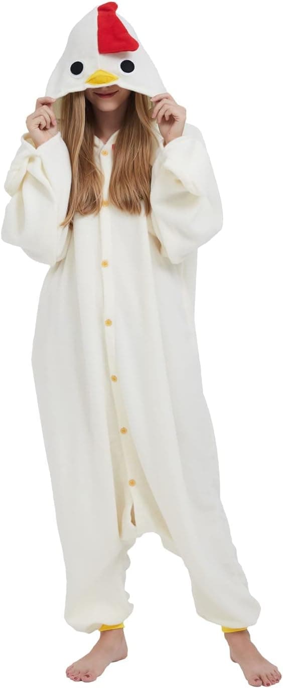 Thumbnail 6 de SimZoo Unisex-Einteiler Cosplay-Kostüm als Hauskleidung und Pyjama aus Polarfleece