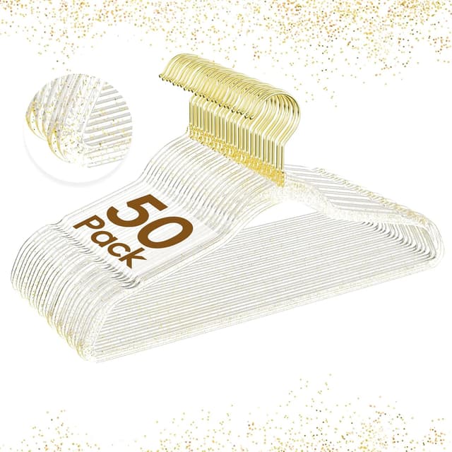 Thumbnail 5 de UEAKPIC Ultra Slim Clear Hangers 50-pack