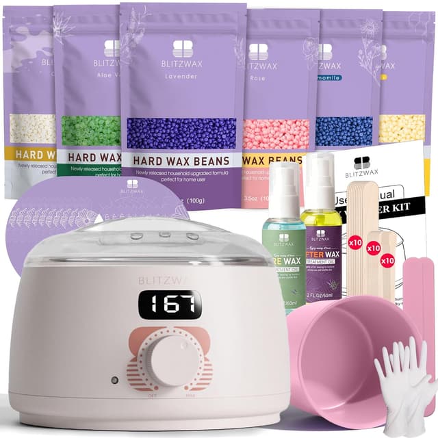 Detalle de BLITZWAX Brazilian and Bikini Waxing Kit, 6 Packs
