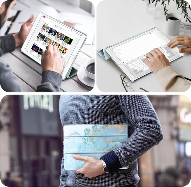 Detalle 2 de EasyAcc Étui pour iPad 9,7 pouces (6e/5e génération) avec support et mise en veille automatique