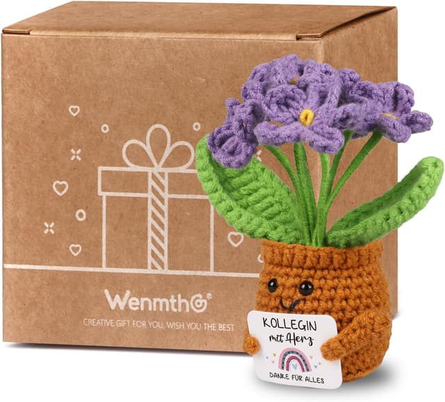 Thumbnail 6 de Lila Pocket Hug Vergissmeinnicht mit Karte