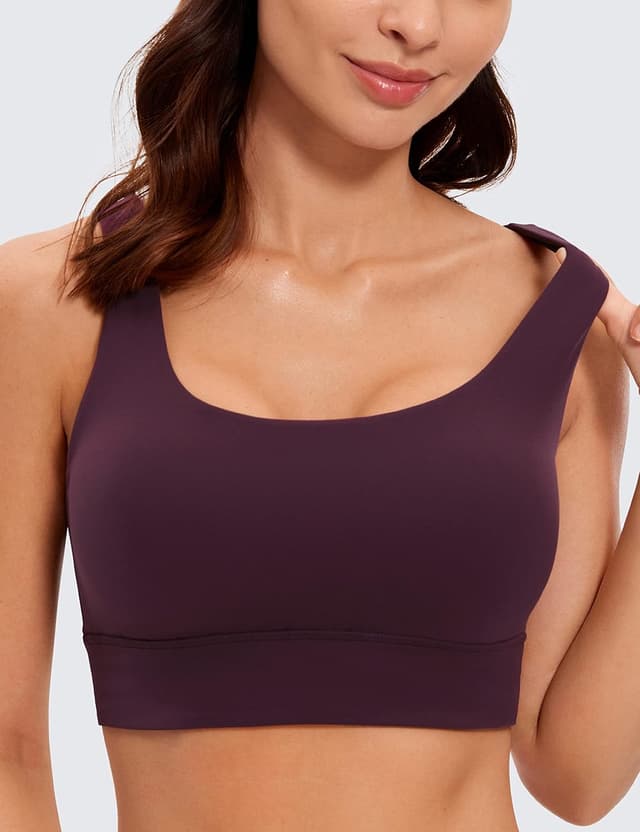 Detalle 2 de CRZ YOGA ButterLuxe U Back Padded Sports Bra (Low Impact Yoga Crop)