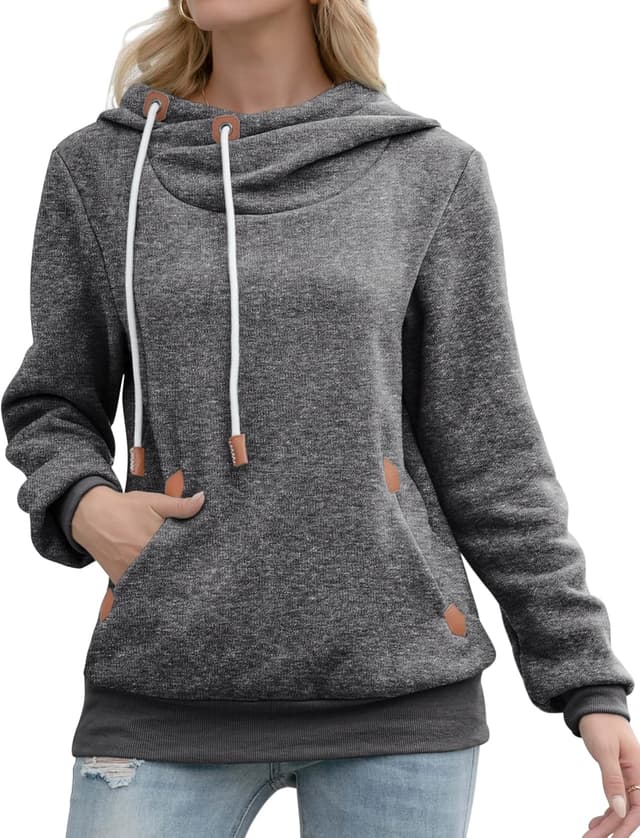 Detalle 2 de Cindeyar Oversized Hoodie for Women (Long Sleeve) with Pockets