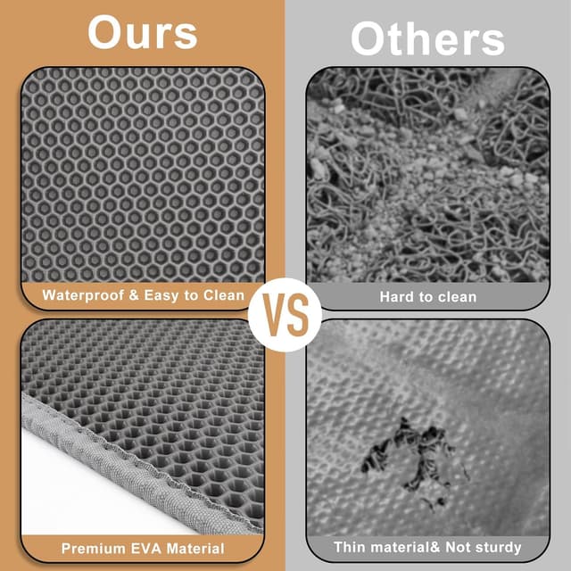 Thumbnail 3 de Garoopion Tappetino Lettiera Gatto 76×61 cm 🐱