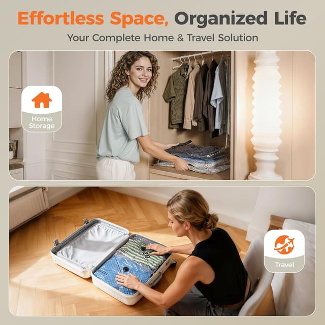 Thumbnail 6 de Nicetree 18-Pack Vacuum Storage Bags 3 Sizes