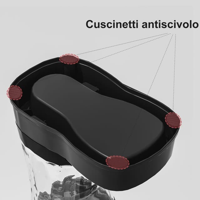 Thumbnail 6 de Gardner Pet Dispenser Acqua 3,85 L con ciotola in acciaio inox e filtro, gravità senza elettricità (nero)