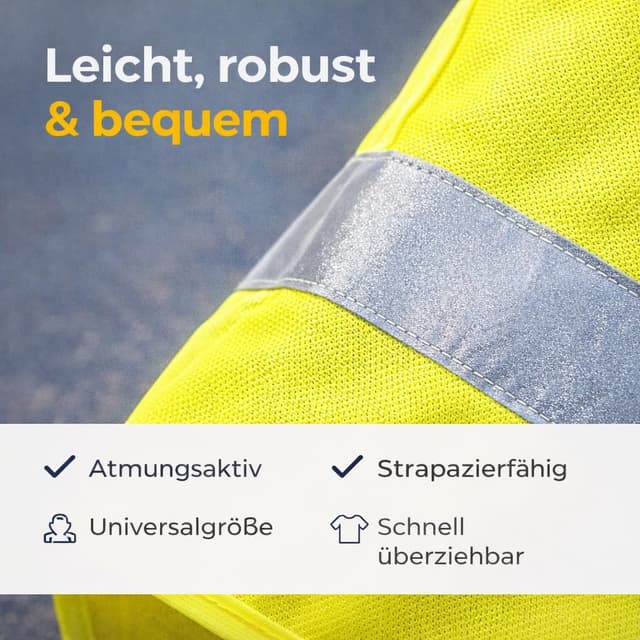 Detalle 2 de Gilets de sécurité ISO20471 2026 1 taille 🚨