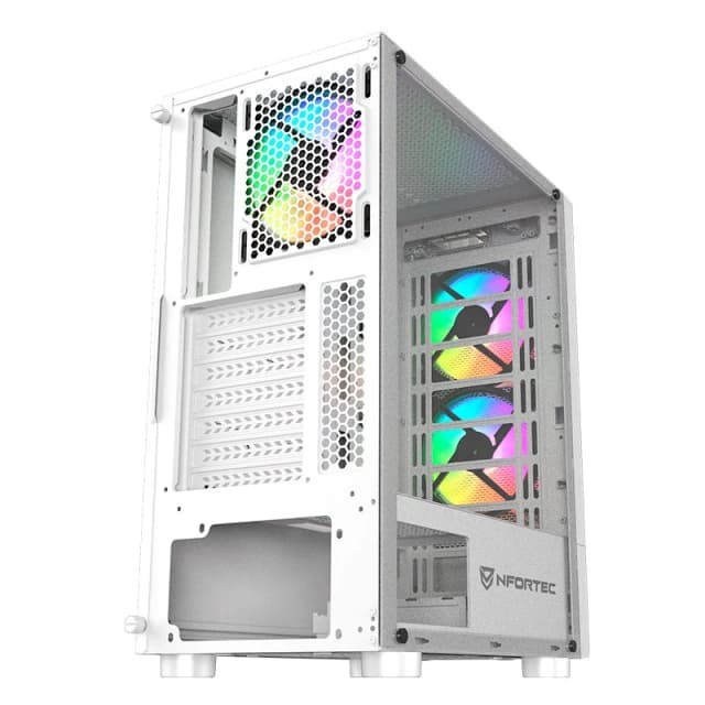 Detalle 2 de Nfortec Caelum RGB torre ATX 320 mm tarjeta gráfica